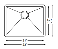 Medium Single Bowl - 18g, HZX Series, Nested, Black - 668628