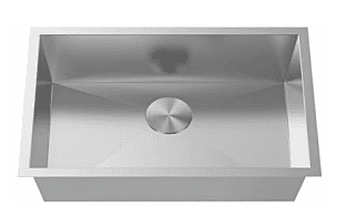 Large Single Bowl - 18g, HZR Series, ADA Sink - 809934 Large Single Bowl - 18g, HZR Series, ADA Sink - 809934