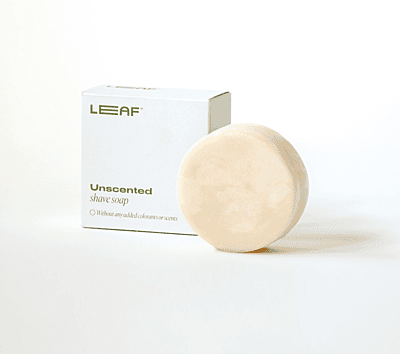 Leaf Shave Soap Bar- Unscented
