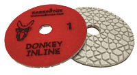 Donkey 3 Step Inline Polishing Pad - 4", Step 1