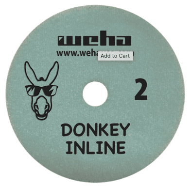 Donkey 3 Step Inline Polishing Pad - 4", Step 2