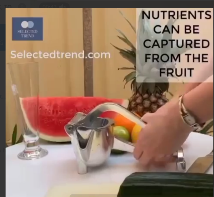 MANUAL JUICE EXTRACTOR FRUIT PRESS - VERY BIG