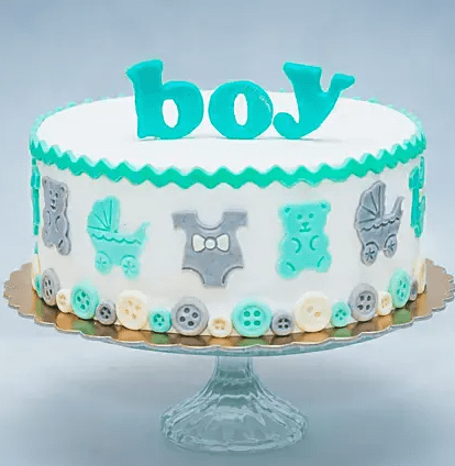 It's A Boy Fondant Cake It's A Boy Fondant Cake