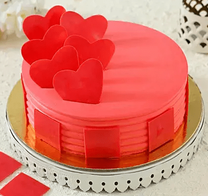 Hearty Strawberry Cake