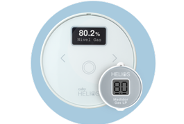 Medidor de Gas LP con Alarma HELIOS