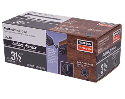 Simpson Strong-Tie Outdoor Accents - Structural Wood Screw Simpson Strong-Tie Outdoor Accents - Structural Wood Screw