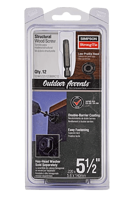 Simpson Strong-Tie Outdoor Accents - Structural Wood Screw Simpson Strong-Tie Outdoor Accents - Structural Wood Screw