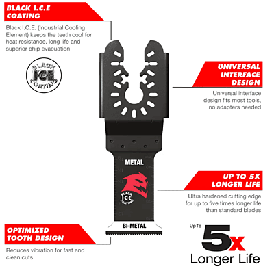 Diablo Universal Fit Bi-Metal Oscillating Blade Set Diablo Universal Fit Bi-Metal Oscillating Blade Set