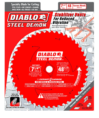 Diablo Steel Cutting Saw Blade For Medium Metal