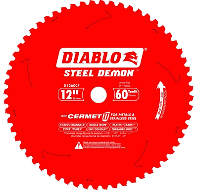 Diablo Steel Cutting Saw Blade For Medium Metal