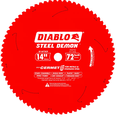 Diablo Steel Cutting Saw Blade For Medium Metal