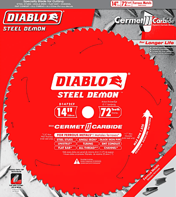 Diablo Steel Cutting Saw Blade For Medium Metal
