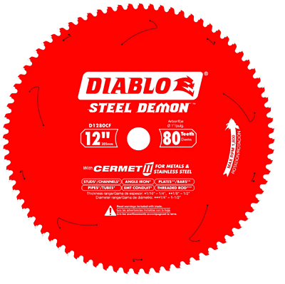 Diablo Steel Cutting Saw Blade For Thin Metal