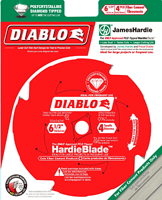 Diablo  Fiber Cement Hardie Blades