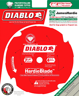 Diablo  Fiber Cement Hardie Blades
