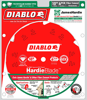 Diablo  Fiber Cement Hardie Blades