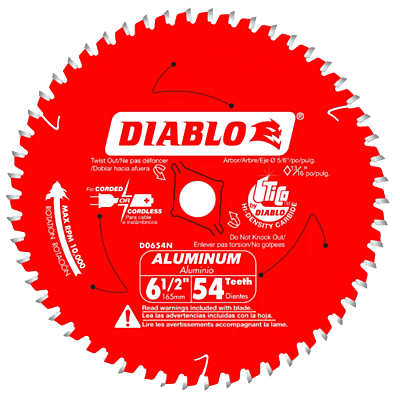 Diablo Aluminum Cutting Saw Blade Diablo Aluminum Cutting Saw Blade