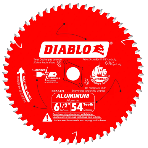 Diablo Aluminum Cutting Saw Blade Diablo Aluminum Cutting Saw Blade