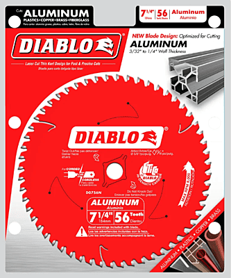 Diablo Aluminum Cutting Saw Blade Diablo Aluminum Cutting Saw Blade