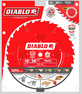 Diablo Wood Cutting Ripping Saw Blade Diablo Wood Cutting Ripping Saw Blade