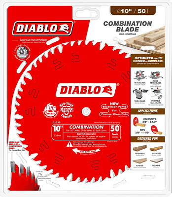 Diablo Wood Cutting Combination General Purpose Saw Blade Diablo Wood Cutting Combination General Purpose Saw Blade
