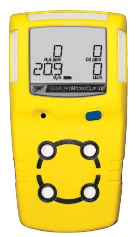 BW Technologies Multi Gas Detector Micro Clip XL Honeywell