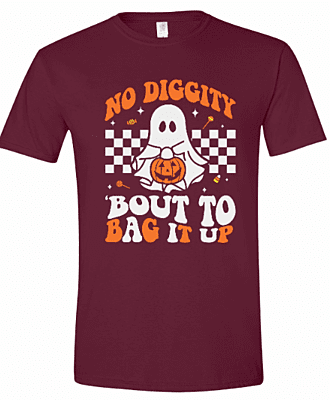 No Diggity Ghost T-Shirt No Diggity Ghost T-Shirt