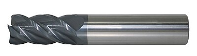 0.250 Inch AlTiN Coated Solid Carbide 4 Flute Finishing End Mill