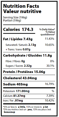 Chicken, Stuffed Cordon Bleu, 18 7oz pieces Chicken, Stuffed Cordon Bleu, 18 7oz pieces