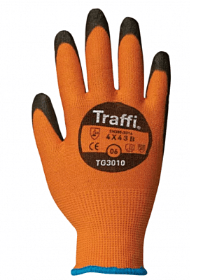 Traffi Gloves Amber Cut Level B Traffi Gloves Amber Cut Level B
