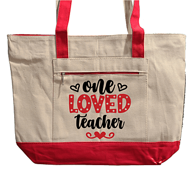 Loved Teacher Tote