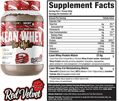 Muscle Sport | Lean Whey | Red Velvet