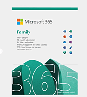 MICROSOFT 365 - FAMILY 1YR SUBSCRIBTION