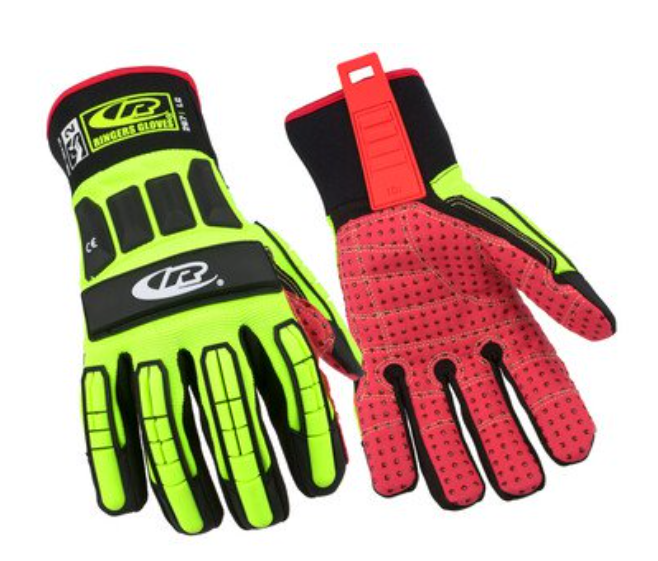 Heavy Duty Oil Resistant Impact Gloves Ansell Ringers R267