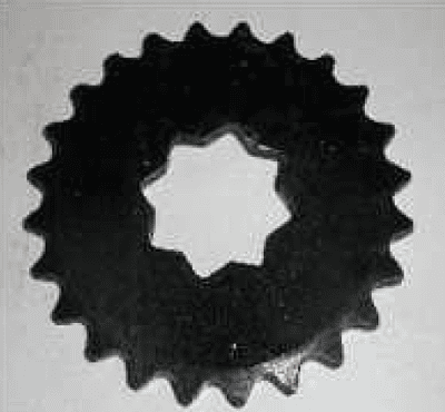 H-CR-CCR-037-0 GEAR W/ SQUARE HOLE