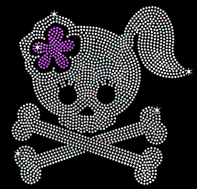 Girls Flower Skull Top Girls Flower Skull Top