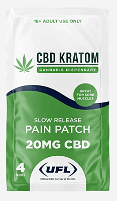 CBD Kratom X UFL Slow Release CBD Patch, 4-pack | Case of CBD Kratom X UFL Slow Release CBD Patch, 4-pack | Case of