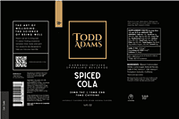 Todd Adams Spiced Cola - 16 oz Infused Beverage | Case of 24