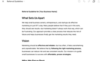 AI Referral Assistant AI Referral Assistant