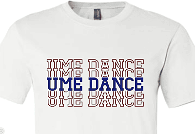 UME Dance Stacked Letters Tee UME Dance Stacked Letters Tee