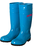 9.5"Ladies MID-Tube Rain Boots PVC Injection Pressure Work Water Shoes