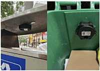 Dingtek Smart Waste Bin Sensor DF703 Dingtek Smart Waste Bin Sensor DF703