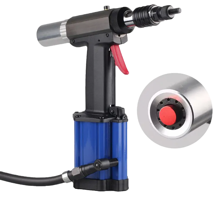 Lightweight Pneumatic Rivet Nut Tool – 19kN Pulling Force for 2-56 to 3/8" Rivet Nuts