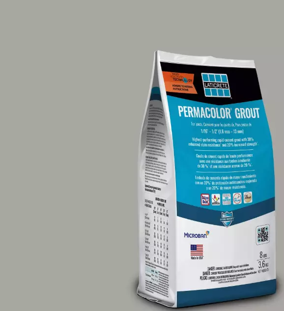 LATICRETE - PERMACOLOR GROUT SMOKE GREY 89 - 8LB