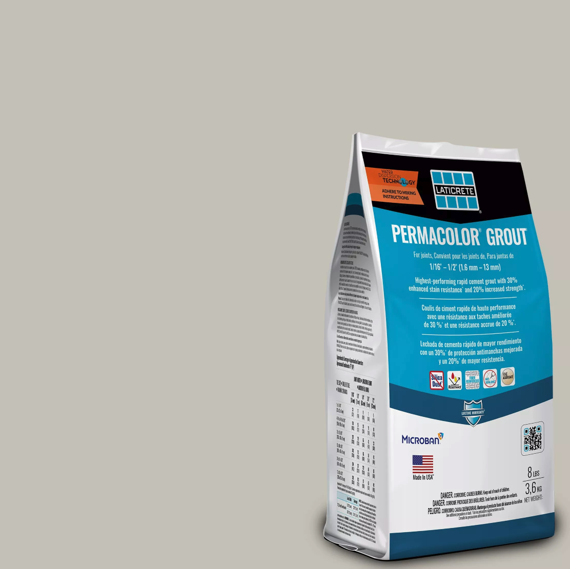 LATICRETE PERMACOLOR GROUT MINK 95 - 8LB