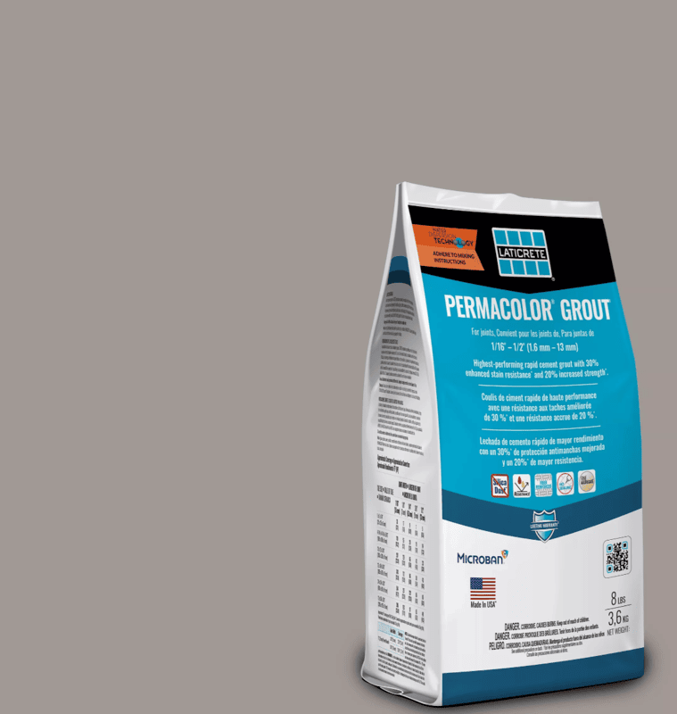 LATICRETE - PERMACOLOR GROUT STERLING SILVER 78 - 8LB LATICRETE - PERMACOLOR GROUT STERLING SILVER 78 - 8LB