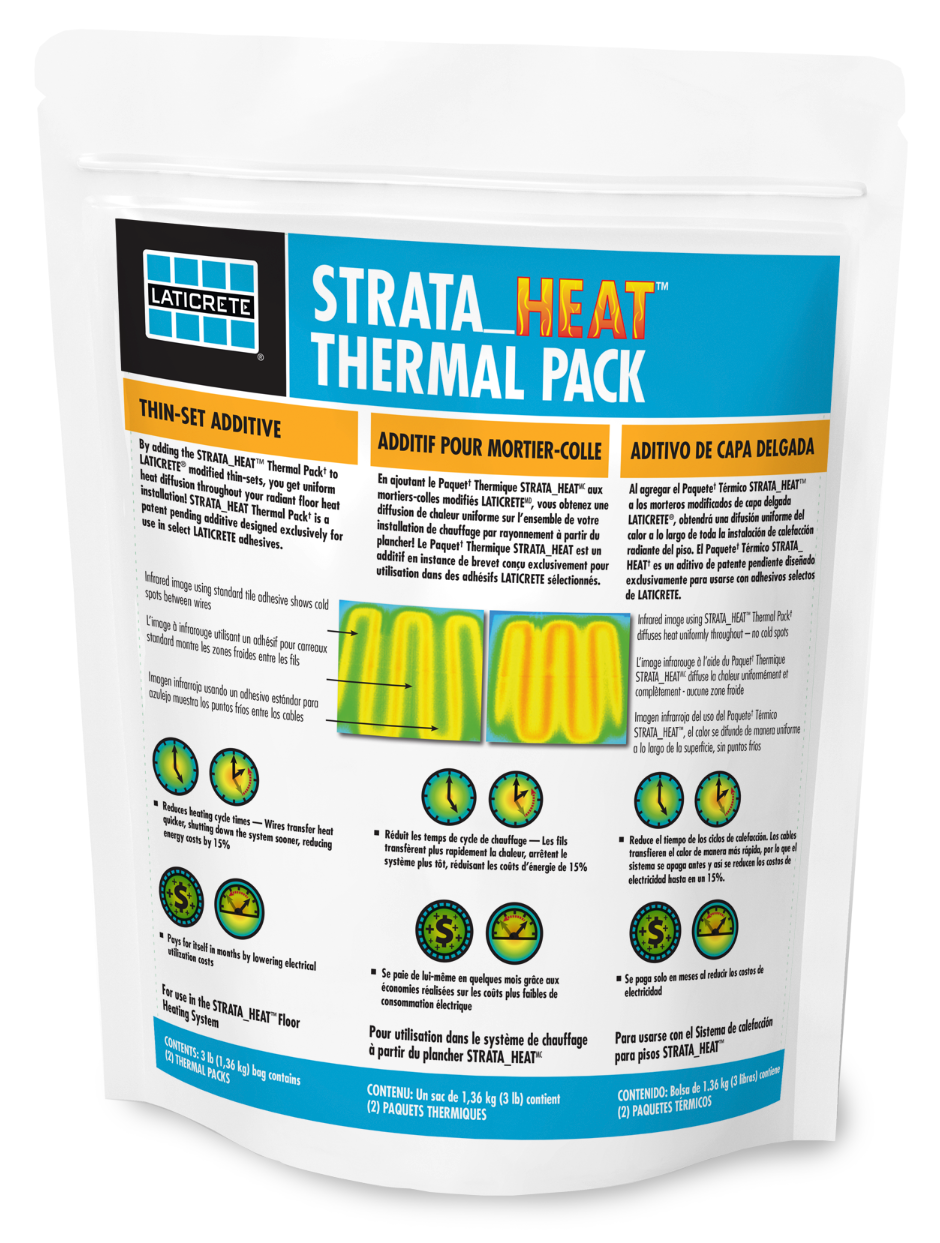 LATICRETE - STRATA HEAT THERMAL HEAT PACK