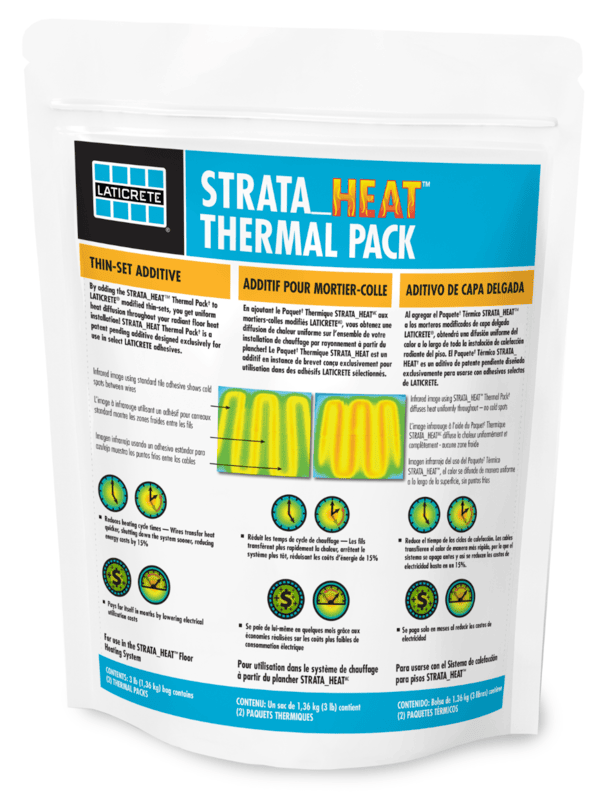 LATICRETE - STRATA HEAT THERMAL HEAT PACK