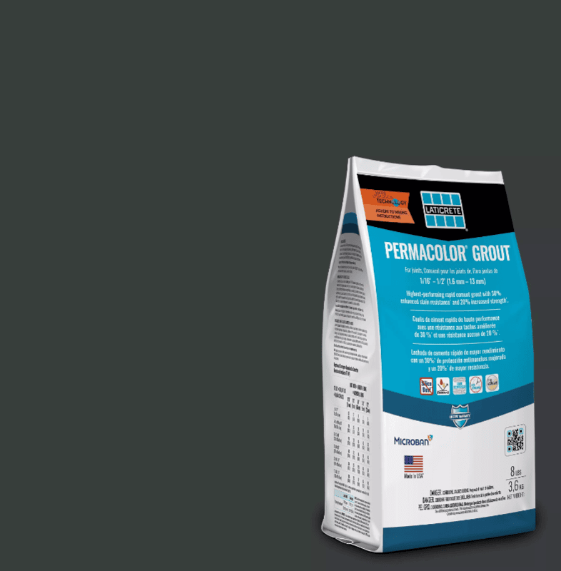 LATICRETE - PERMACOLOR GROUT MIDNIGHT BLACK 22 - 8LB LATICRETE - PERMACOLOR GROUT MIDNIGHT BLACK 22 - 8LB