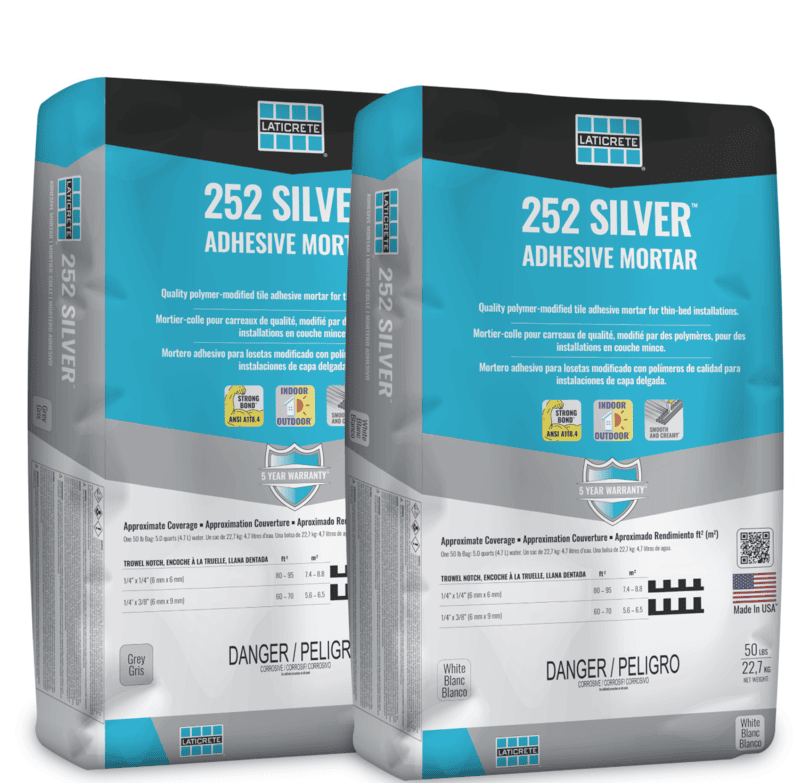 LATICRETE - 252 SILVER WHITE 50LB LATICRETE - 252 SILVER WHITE 50LB